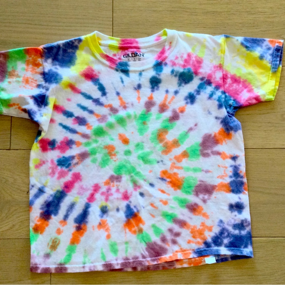 Rainbow tie-dye T-shirt
